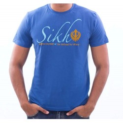 Sikh Khanda T-Shirt (Royal Blue)