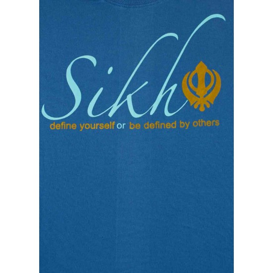 Sikh Khanda T-Shirt (Royal Blue)