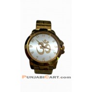 OM Wrist Watch (Golden)