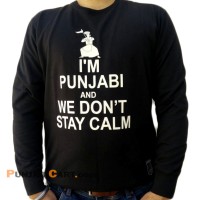 I am Punjabi Sweatshirt (Black)