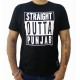 Straight Outta Punjab T-Shirt (Black)