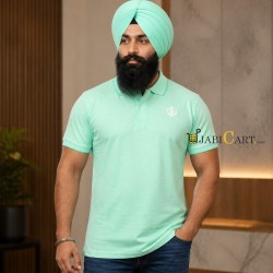 Khanda Polo T-Shirt (Sea Green)