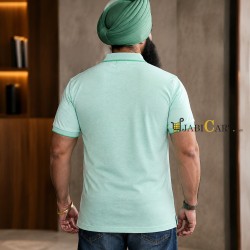 Khanda Polo T-Shirt (Sea Green)
