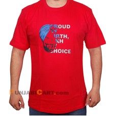 Sikh By Choice T-Shirt (Red)