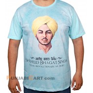 Bhagat Singh - My Hero T-Shirt (Light Blue)