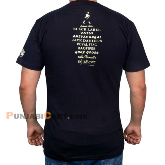 Jatt Risky T-Shirt (Navy)