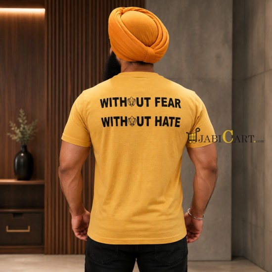 NIRBHAU NIRVAIR T-Shirt (Yellow Mustard) NIRBHAU NIRVAIR T-Shirt (Yellow Mustard)