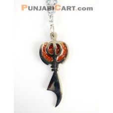 Khanda Locket (Silver)