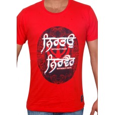 NIRBHAU NIRVAIR T-Shirt (Red) 