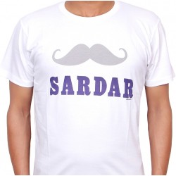 Sardar Muchh T-Shirt (White)