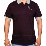 EK ONKAR Polo T-Shirt (Burgundy)