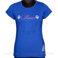 Kaur Khanda T-Shirt (Royal Blue)