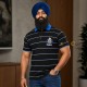 Khalsa Stripes T-Shirt (Black)