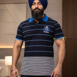 Khalsa Stripes T-Shirt (Black)