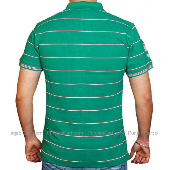 Khanda Stripes T-Shirt (Green)