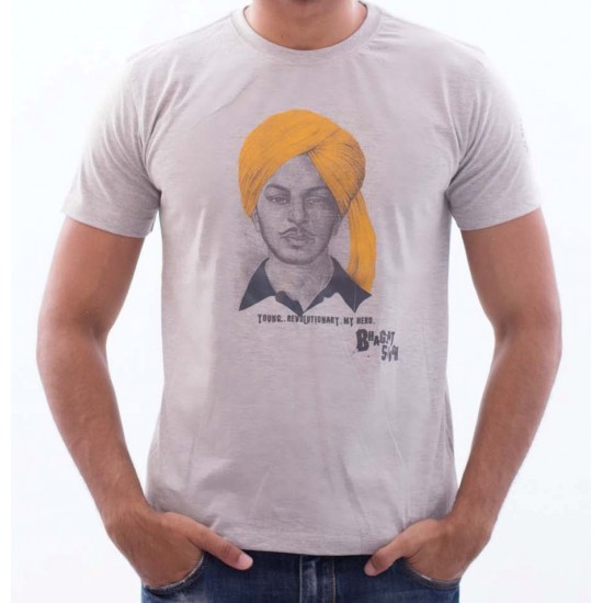 Bhagat Singh T-Shirt (Grey)