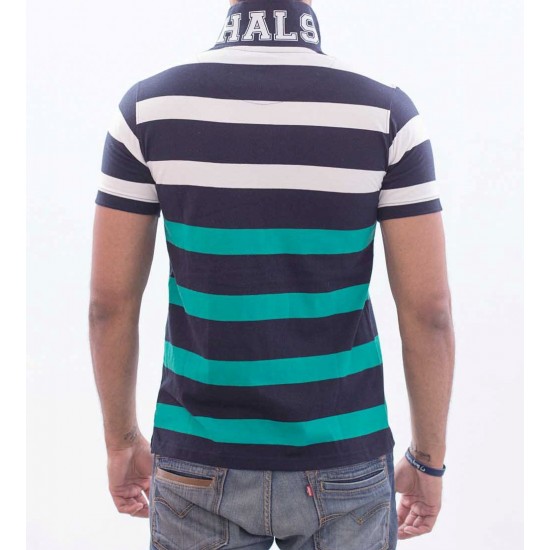 EK ONKAR Polo T-Shirt (Stripes)