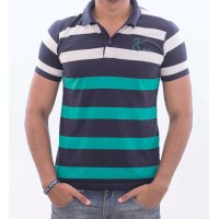 EK ONKAR Polo T-Shirt (Stripes)