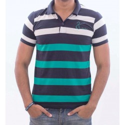 EK ONKAR Polo T-Shirt (Stripes)