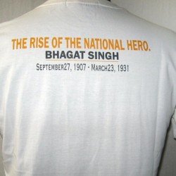 Bhagat Singh T-Shirt (White)