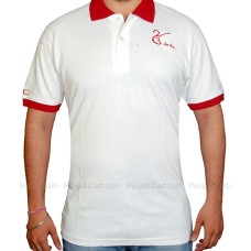 EK ONKAR Polo T-Shirt (White)