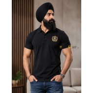 Singh Polo T-Shirt (Black)