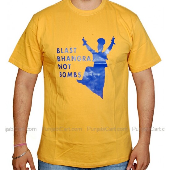 Blast Bhangra T-Shirt (Mustard)