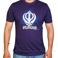 Khanda Punjab T-Shirt (Indigo)