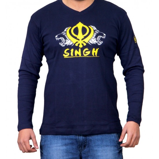 Singh Khanda T-Shirt (Navy)