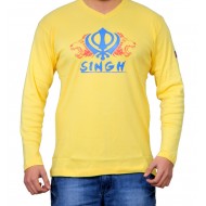 Singh Khanda T-Shirt (Yellow)