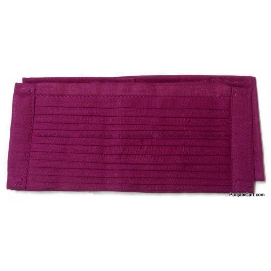 Dark Pink Pleated Fifty