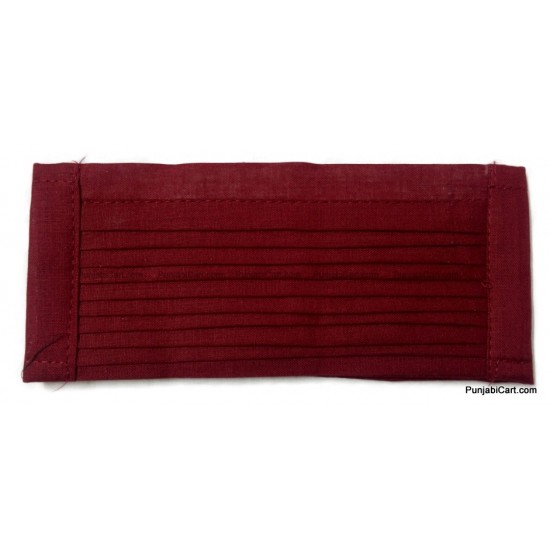 Maroon Pleated Fifty