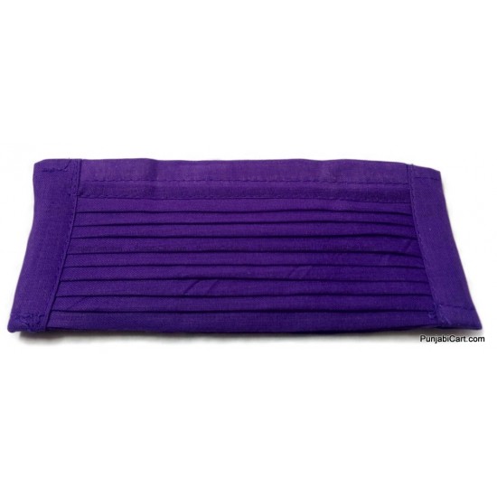 Purple Pleated Fifty