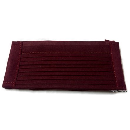 Wine Pleated Fifty