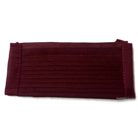 Wine Pleated Fifty