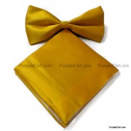 Yellow Bow Tie & Pocket Square