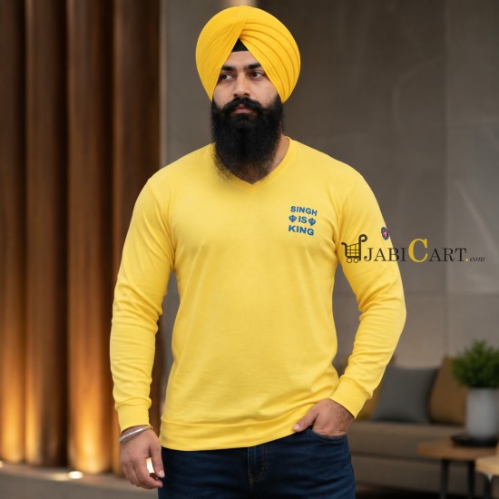 Singh is King T-Shirt (Yellow)