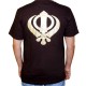 Khanda Round Neck T-Shirt (Black)