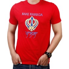 Raj Karega Khalsa T-Shirt (Red)