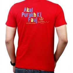 Raj Karega Khalsa T-Shirt (Red)