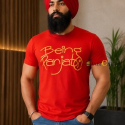 Being Punjabi T-Shirt (Red)