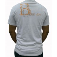 Bhagat Singh Being Young T-Shirt (White)