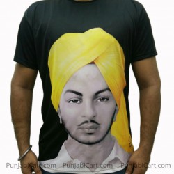 Bhagat Singh T-Shirt (Black)