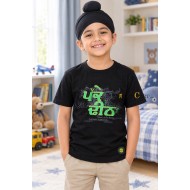 PAKKE DHEETH Kids T-Shirt (Black)