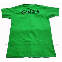 Singh Khanda Kids T-Shirt (Green)