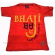Bhaji Bach Ke Kids T-Shirt (Red)