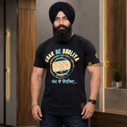 Chak De Dholiya T-Shirt (Black)