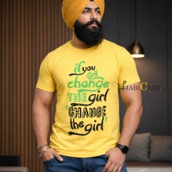 Change the Girl T-Shirt (Lemon)