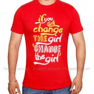 Change the Girl T-Shirt (Red)