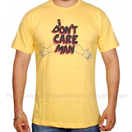 I Don't Care T-Shirt (Lemon)